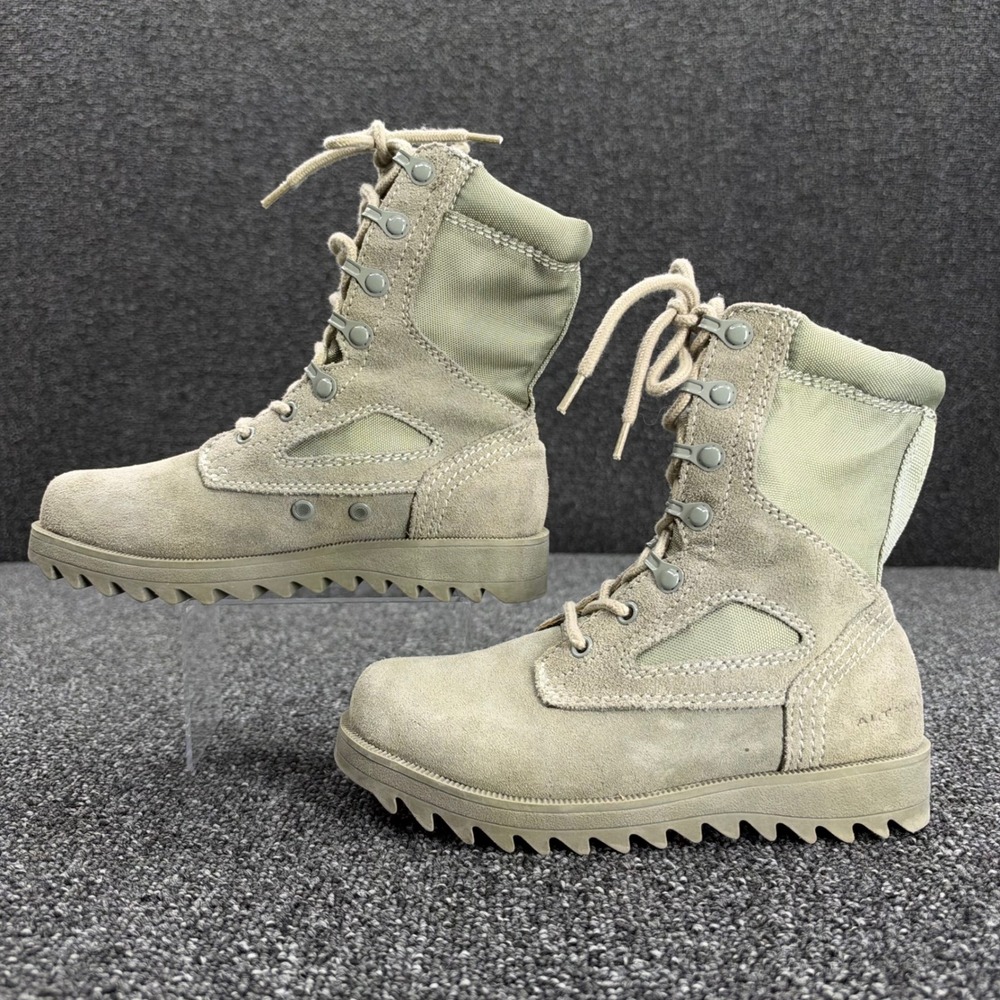 Altama Tactical Combat Ripple Sole Boots Kids Size 2 Sage Green good gorpcore